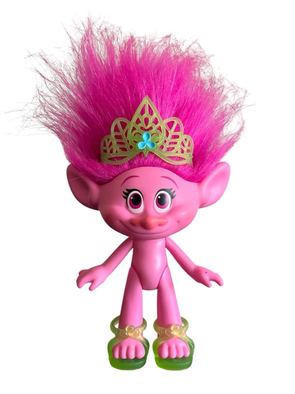 Hasbro DreamWorks Trolls Poppy Toy Figure DWA 2015 Tiara Shoes